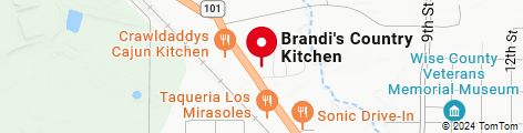 Map of brandy's restaurant bridgeport